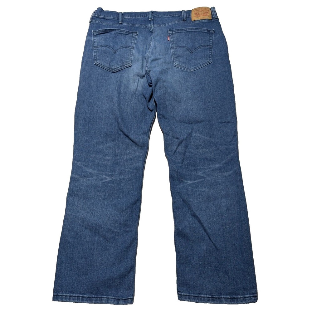 LEVIS 514 CLASSIC STRAIGHT Men 40X30 Stretch Denim Blue Jeans